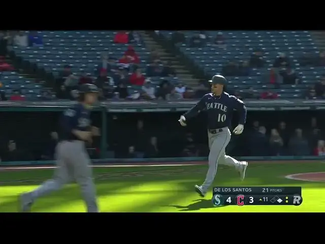 'Video thumbnail for Kolten Wong BELTS a RBI Sacrifice-Fly, Scoring Jarred Kelenic! | Seattle Mariners | 4/9/2023'