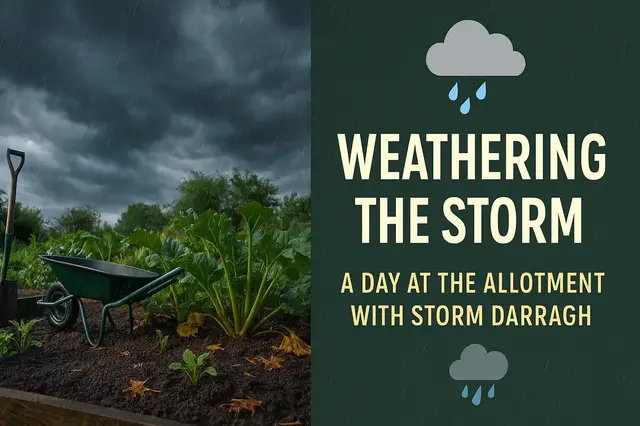 'Video thumbnail for Weathering the Storm: A Day at the Allotment with Storm Darragh'