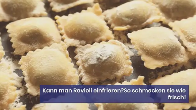 Video thumbnail for Kann man Ravioli einfrieren? So schmecken sie wie frisch!