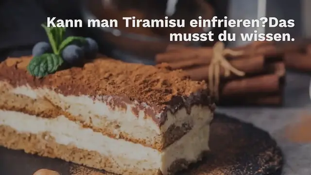 Video thumbnail for Kann man Tiramisu einfrieren? Das musst du wissen.