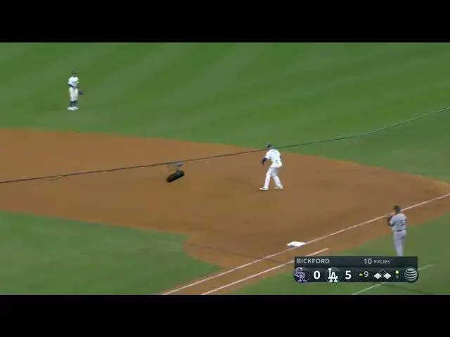 'Video thumbnail for Elehuris Montero SMACKS a RBI Double, Scoring Kris Bryant! | Colorado Rockies | 4/4/2023'
