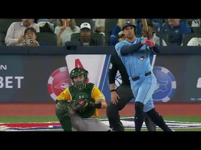 'Video thumbnail for George Springer SMOKES a Solo Home Run! | 7th HR of 2025 | Toronto Blue Jays | 05/31/2025'