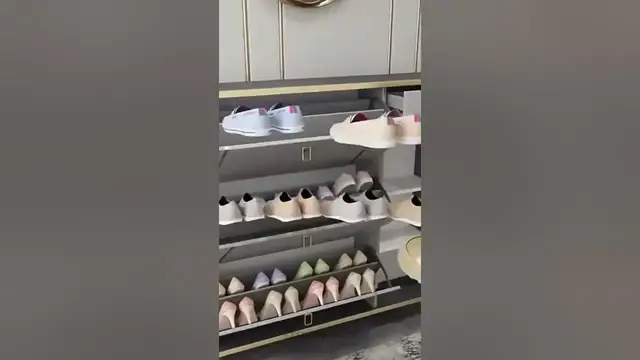 Video thumbnail for Sleek Shoe Storage: Modern Simplicity Cabinet | Furniture #shorts