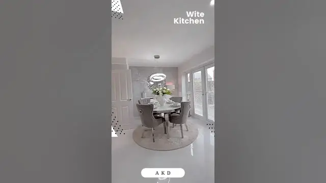 Video thumbnail for Timeless White Kitchen Inspiration | Kitchen Design #shorts