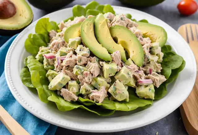 Video thumbnail for Avocado Tuna Salad Recipe