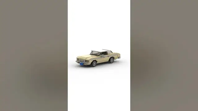 'Video thumbnail for 1973 Oldsmobile Delta 88 from ‘The Evil Dead’ LEGO Car Animated Build'