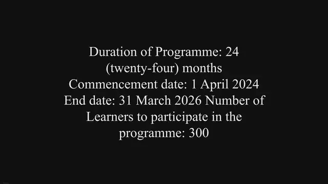 'Video thumbnail for Dept of International Relations: Learnership Programme 2023'