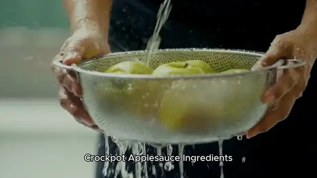 Video thumbnail for crock pot applesauce recipe