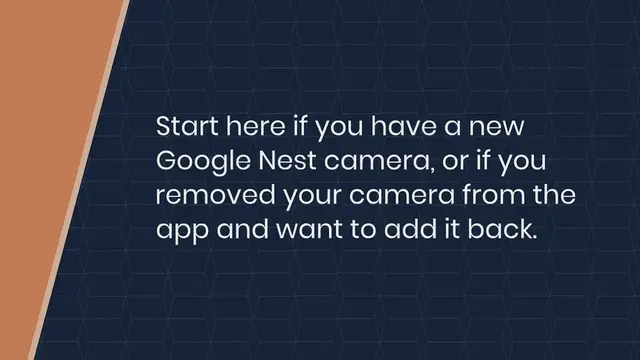 Video thumbnail for Set up and connect Nest camera