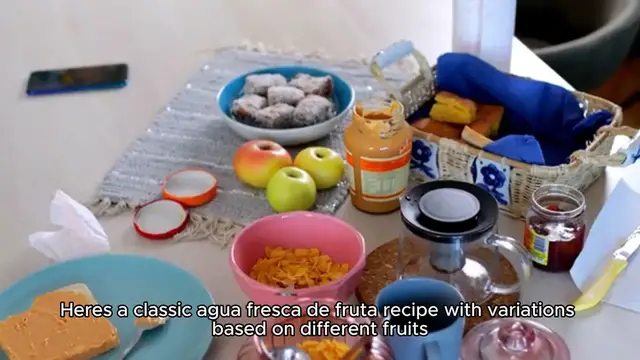 Video thumbnail for agua fresca recipe