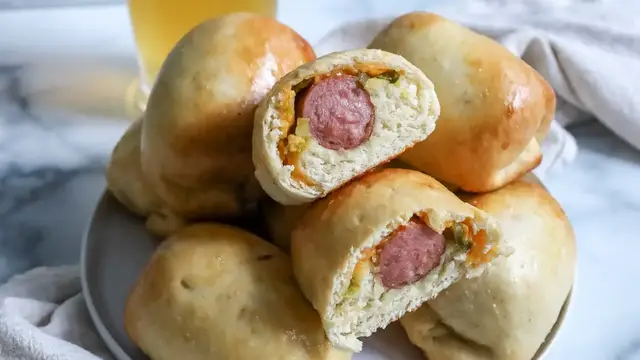 'Video thumbnail for Savory Texas Sausage Kolaches Recipe'