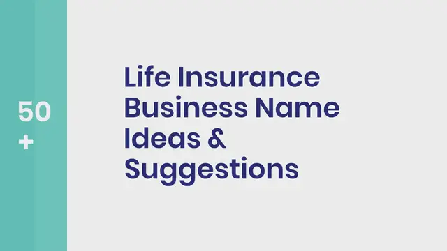 Video thumbnail for Life Insurance Business Names: 50+ Life Insurance Business Name Ideas & Suggestions