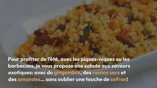 'Video thumbnail for Salade d’été au boulgour complet'