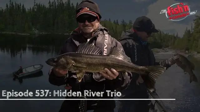 'Video thumbnail for Hidden River Trio: Brook Trout, Walleye, and Bass'