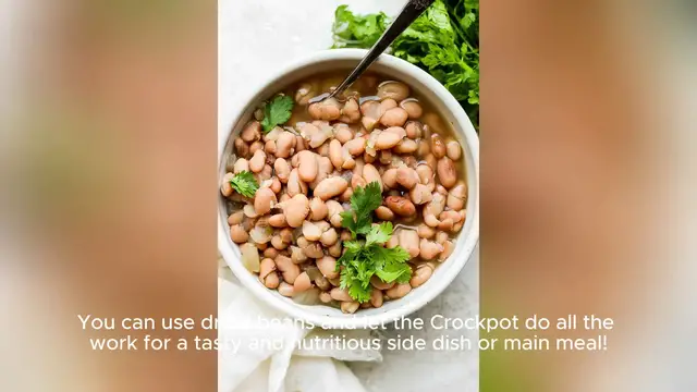 Video thumbnail for crock pot beans recipe