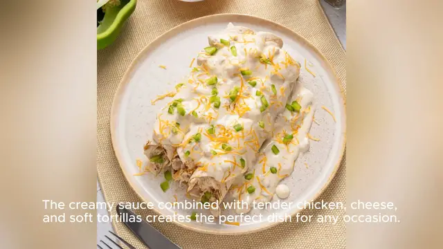 Video thumbnail for creamy chicken enchilada recipe