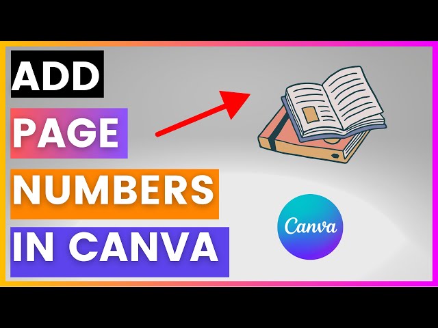 Video thumbnail for How To Add Page Numbers In Canva [in 2025]