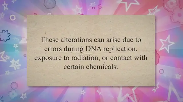 Video thumbnail for Examples of mutations