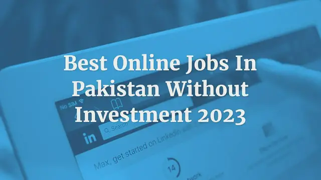 'Video thumbnail for online jobs in Pakistan without investment 2023'