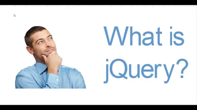 Video thumbnail for What is jQuery ? How it Works | Short Explanation | Tutorial for Beginners | Learn in 15 minutes