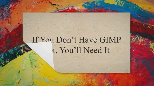 'Video thumbnail for How to Enlarge Images in GIMP'