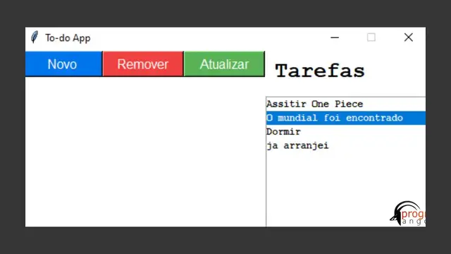 Video thumbnail for Python To Do app com Tkinter e SQlite - Parte 3 | Conclusão
