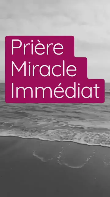Video thumbnail for Prière Miracle immédiat￼