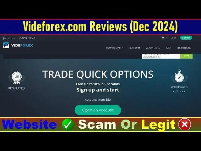 Video thumbnail for Videforex.Com Reviews Consumer Reports: Before Buy Check Videforex Is Scam Or Legit? |Product Review