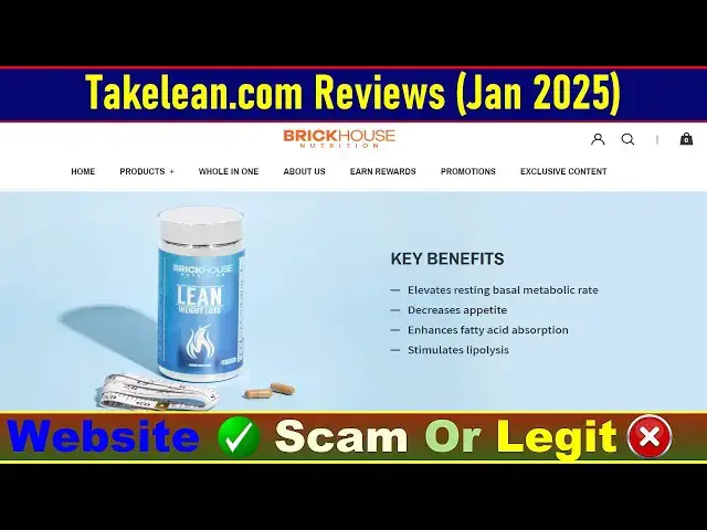 Video thumbnail for Takelean Com Reviews Consumer Reports: Before Buy Check Takelean Is Scam Or Legit? | Product Review
