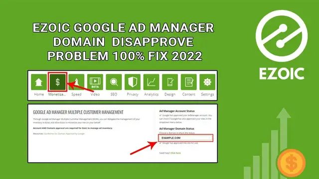 Video thumbnail for Ezoic Google AD Manager Domain Disapprove Problem Fix 2022