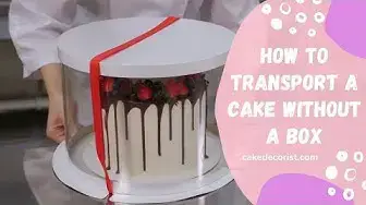 Video thumbnail for How To Transport A Cake Without A Box