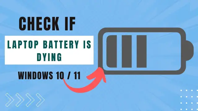 Video thumbnail for Check Laptop Battery Health In Windows 10 & 11 - Battery Health in Percentage