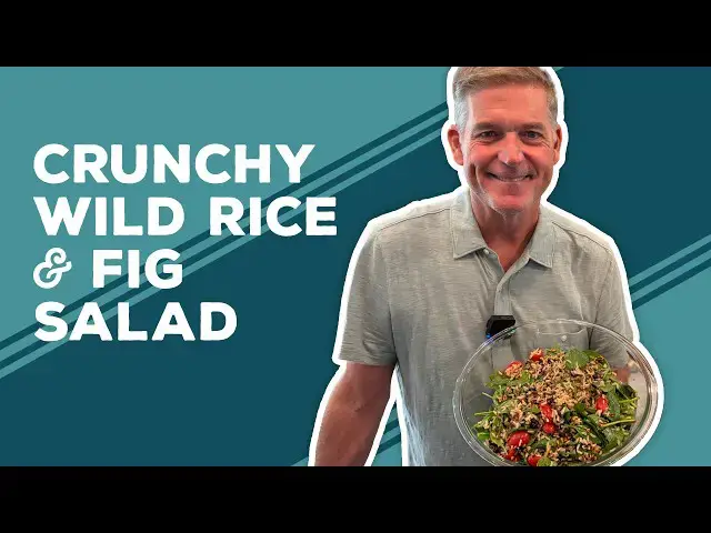 Video thumbnail for Love & Best Dishes: Crunchy Wild Rice and Fig Salad Recipe | Healthy Fall Side Dish Ideas