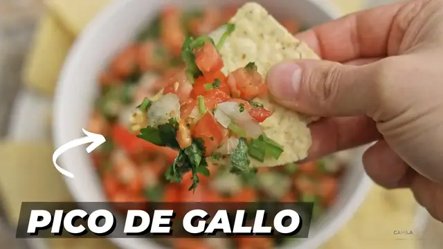 Video thumbnail for Easy Homemade Pico de Gallo Recipe  👉 Perfect for Tacos, Nachos, and More! 😍