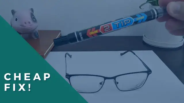 'Video thumbnail for How to Touch Up Metal Frame Glasses With Automotive Paint (Quick and Easy!)'