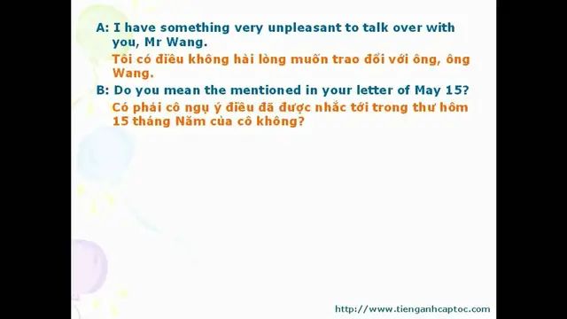 Video thumbnail for English for Trade, Finance, and Bank Unit 26 - Dialogue 001