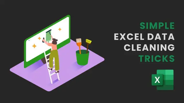 'Video thumbnail for Simple Excel Tricks for Data Cleaning | Vlookup, Mid, Right functions'