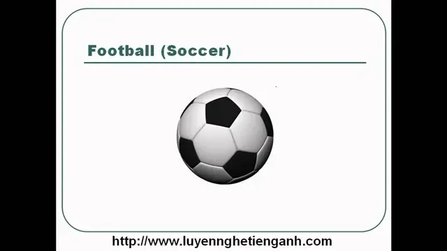 Video thumbnail for Learn English Vocabulary Through Pictures - Topic - Sports Lesson 02