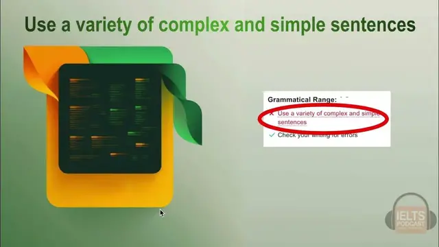 Video thumbnail for IELTS FREE ESSAY CHECK: How to use a variety of sentence structures