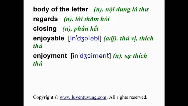 Video thumbnail for Learn English Vocabulary - Grade 8 - Unit 05 - Lesson 02