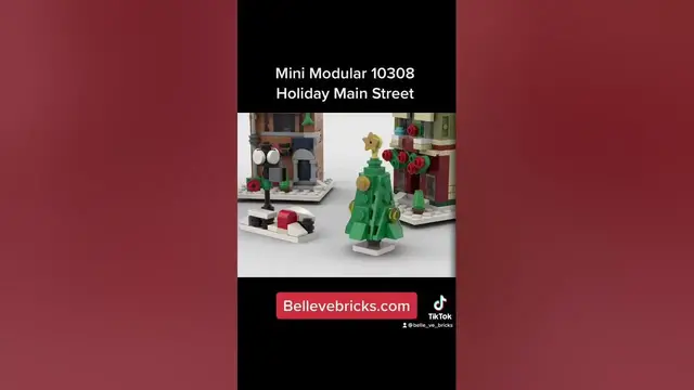 'Video thumbnail for What do you think of my mini LEGO holiday main steer? #christmas #lego #amazing #christmastree #toys'