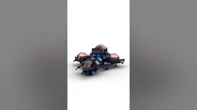 'Video thumbnail for LEGO Space MOC Grand Mission Commander LEGO Spaceship Animated Build'