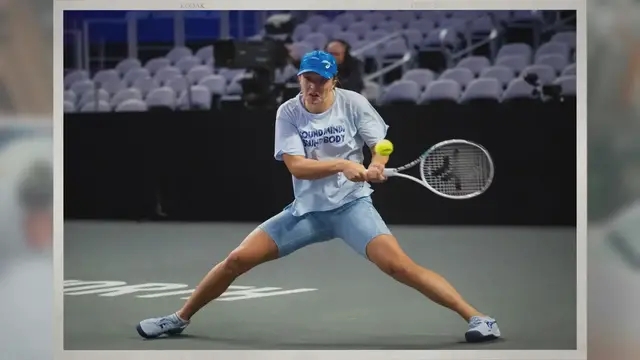 Video thumbnail for Swiatek, Pegula, Jabeur practice in Fort Worth