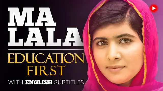 Video thumbnail for ENGLISH SPEECH | MALALA YOUSAFZAI: Education First (English Subtitles)