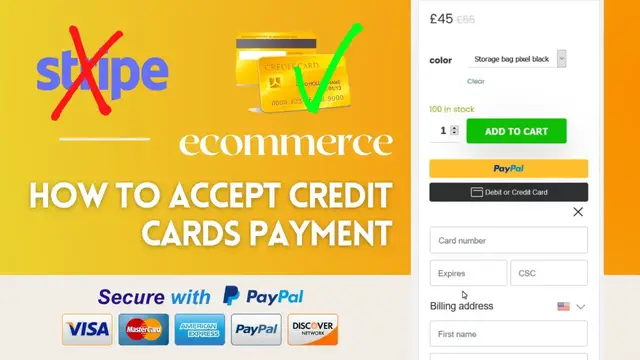 Video thumbnail for How to Accept Credit Card Payments without Stripe | WordPress Ecommerce