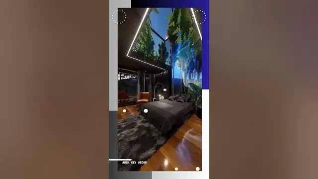 Video thumbnail for Nature's Haven: A Bedroom Oasis | Interior Design #shorts