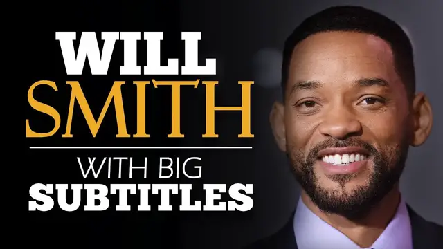 Video thumbnail for ENGLISH SPEECH | WILL SMITH: How to Face Fear (English Subtitles)