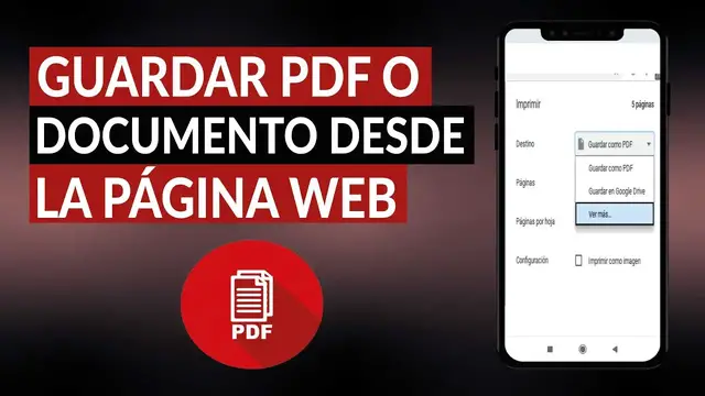 Video thumbnail for Como GUARDAR PDF o documentos cuando solo deja imprimir en la página WEB