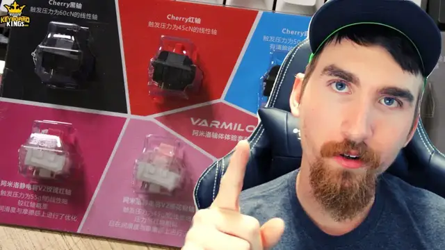 Video thumbnail for Varmilo EC Switches V2 vs Cherry MX Switches | Click Test