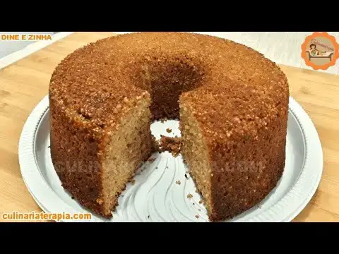 Video thumbnail for Bolo de Flocão de Milho Sem Açúcar Sem Trigo e Sem Leite, Funcional Rico em Fibras e Super Nutritivo